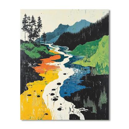 Banksy Inspired Ecosystem Fragility  Paint By Color