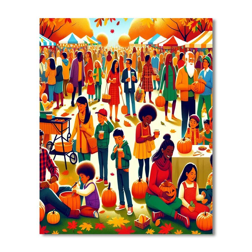 Festifall - United States Painting By Numbers Kit