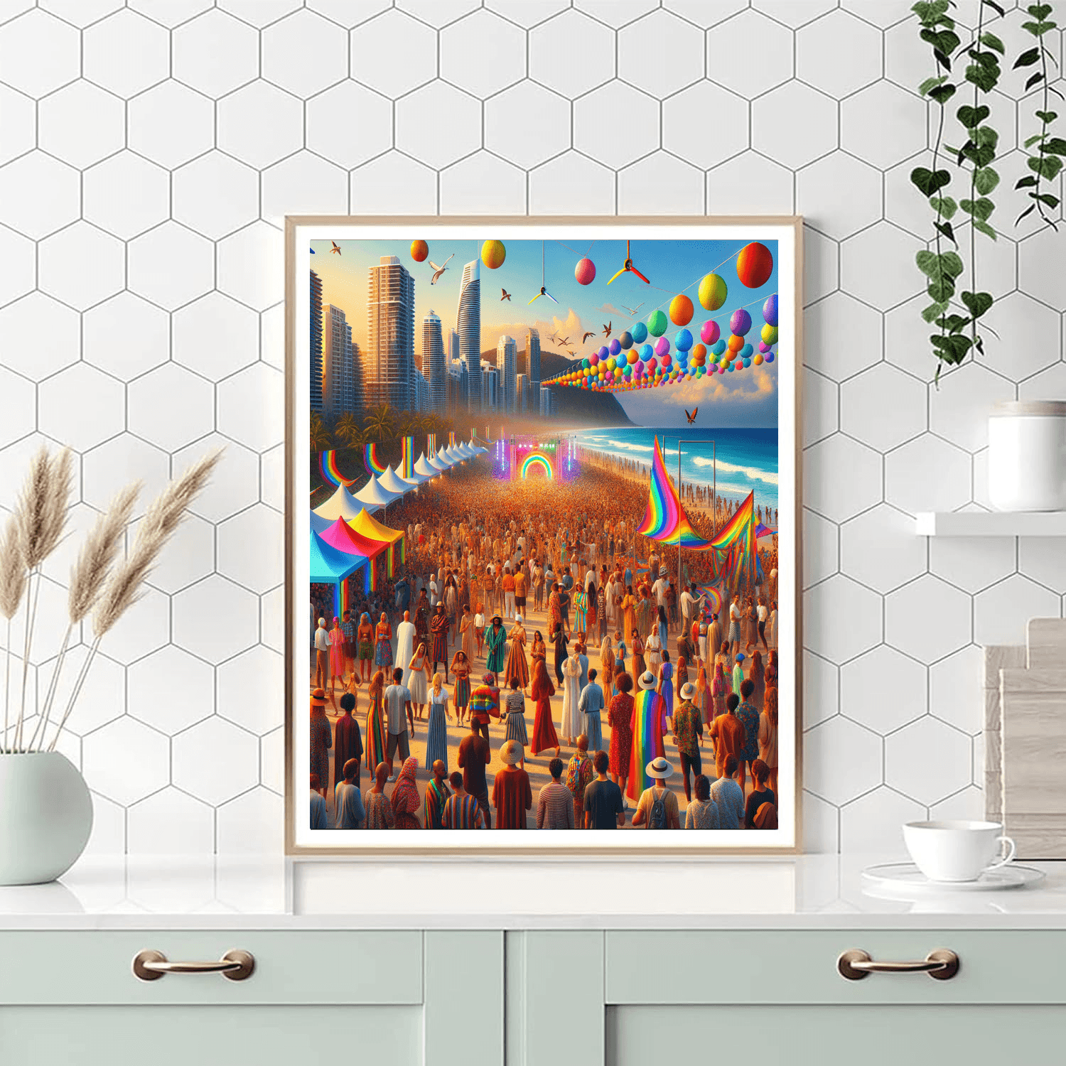 Glitter Festival - Australia Painting By Numbers Kit