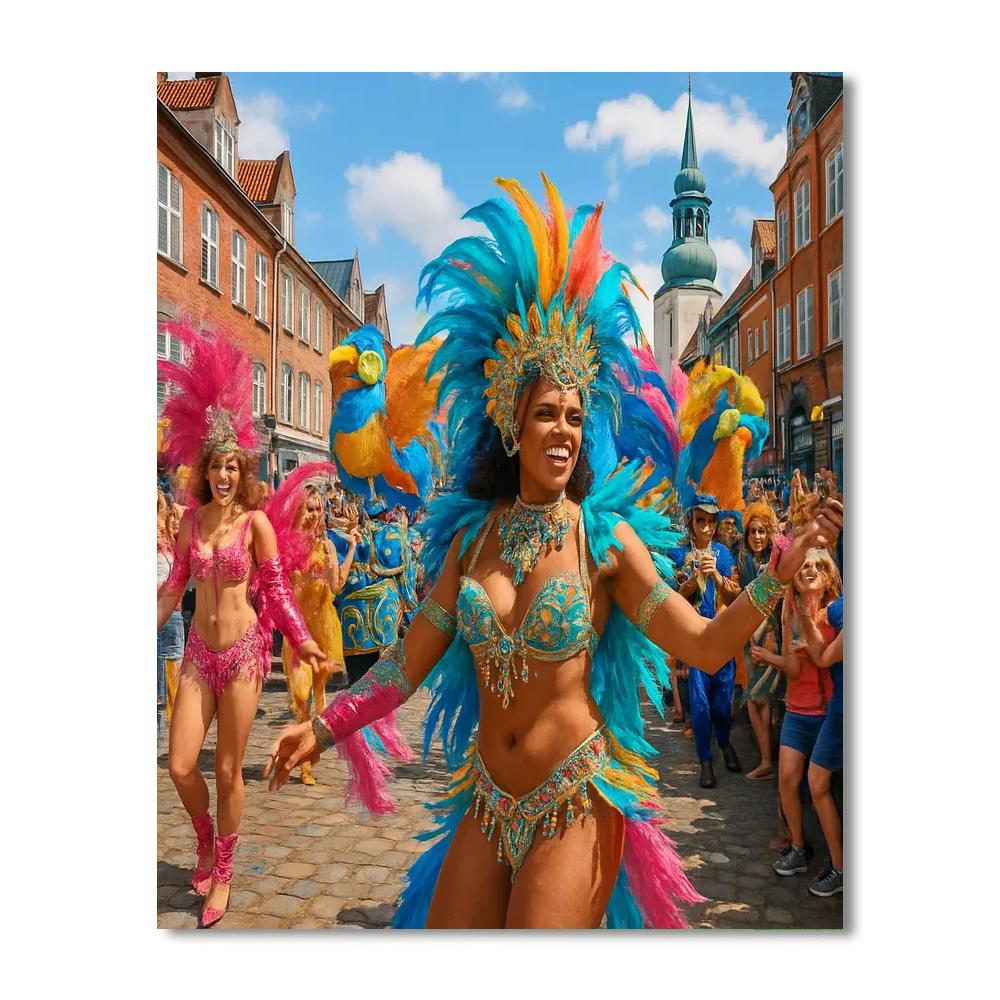 Carnival Of Aalborg - Denmark DIY Paint By Numbers