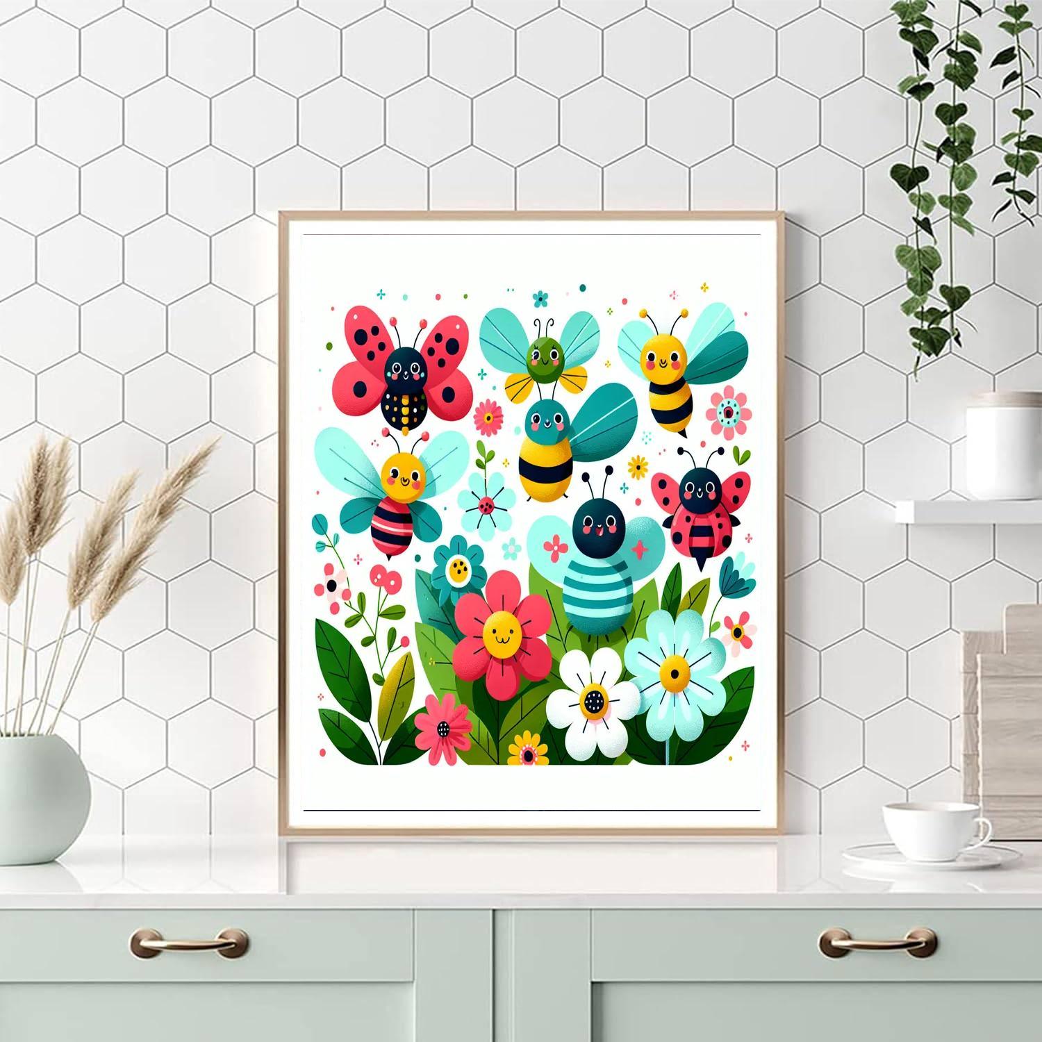 Frolic In The Garden Paint By Numbers