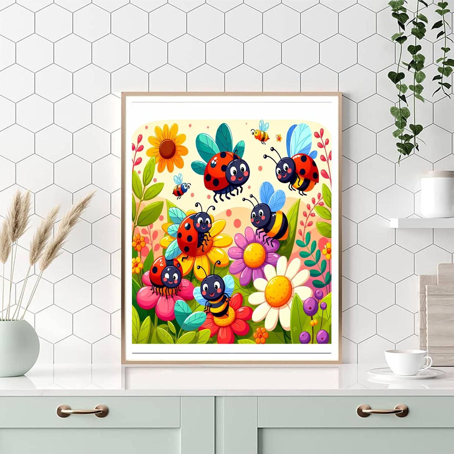 Friendly Bug Adventures Paint By Numbers Kits