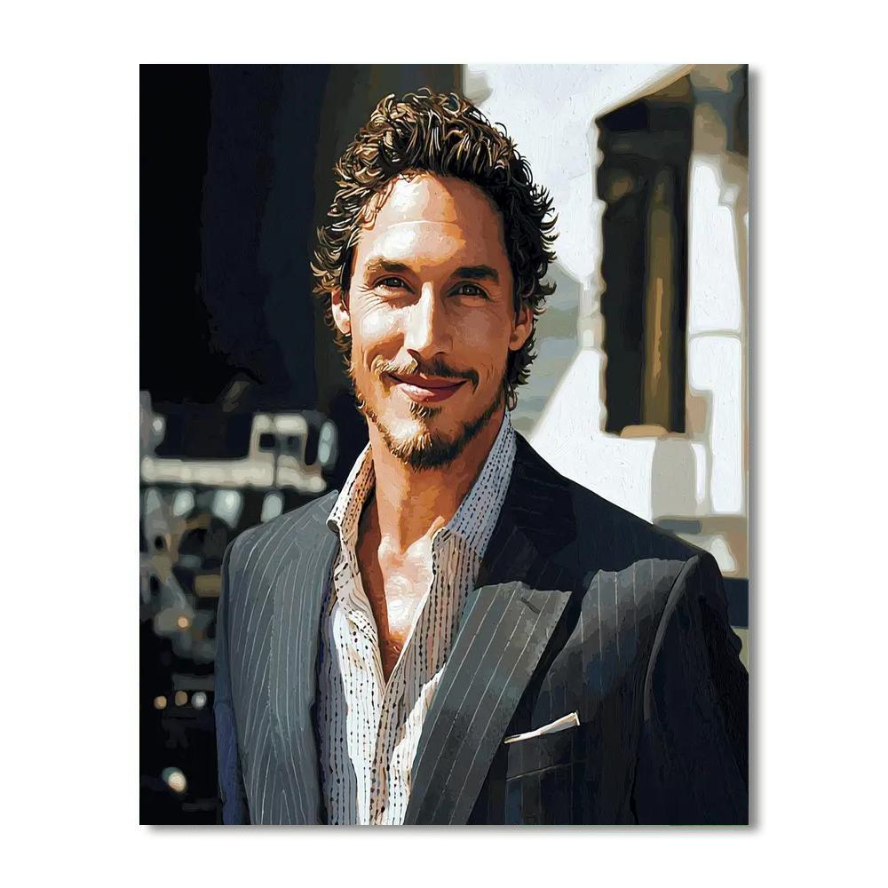 Matthew Mcconaughey: The Soulful Journey Of A Leading Man Numbered Painting Kits