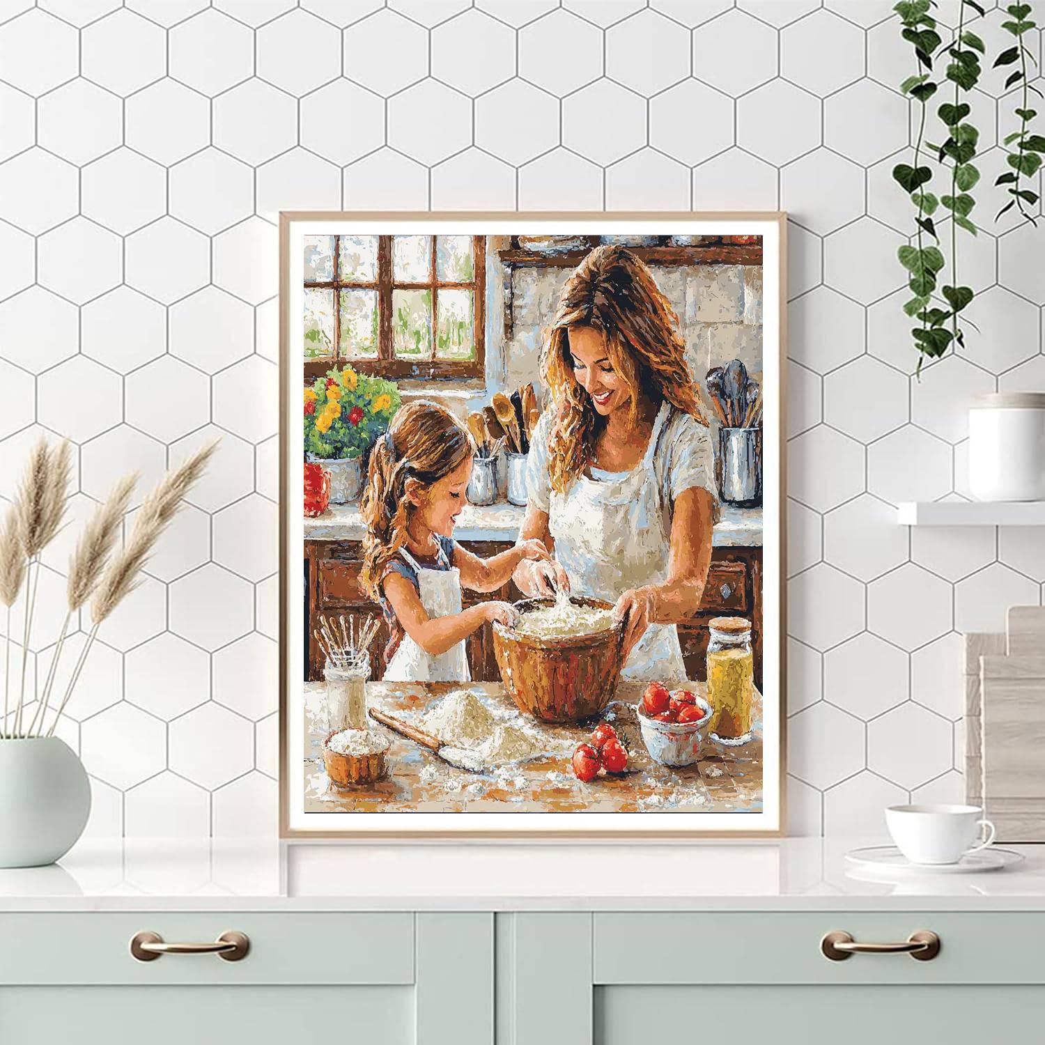 Baking Together DIY Paint By Numbers