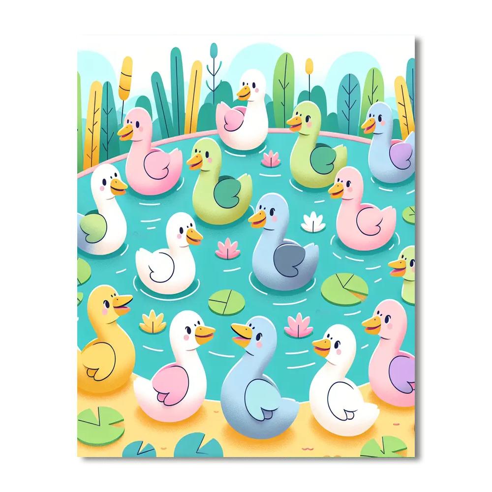 Giggle Goose Gala Paint By Numbers