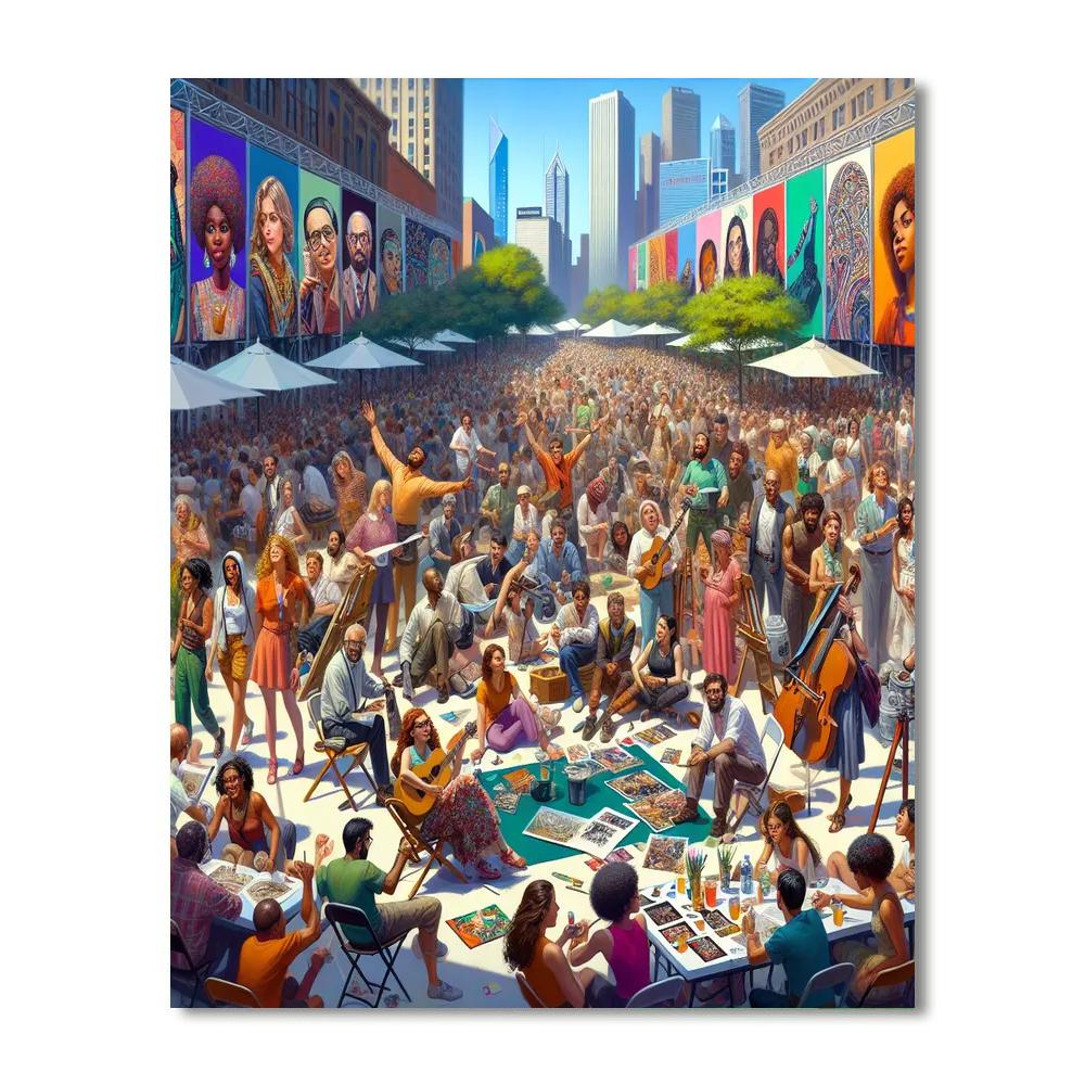 International Festival Of Arts And Ideas Paint By Numbers