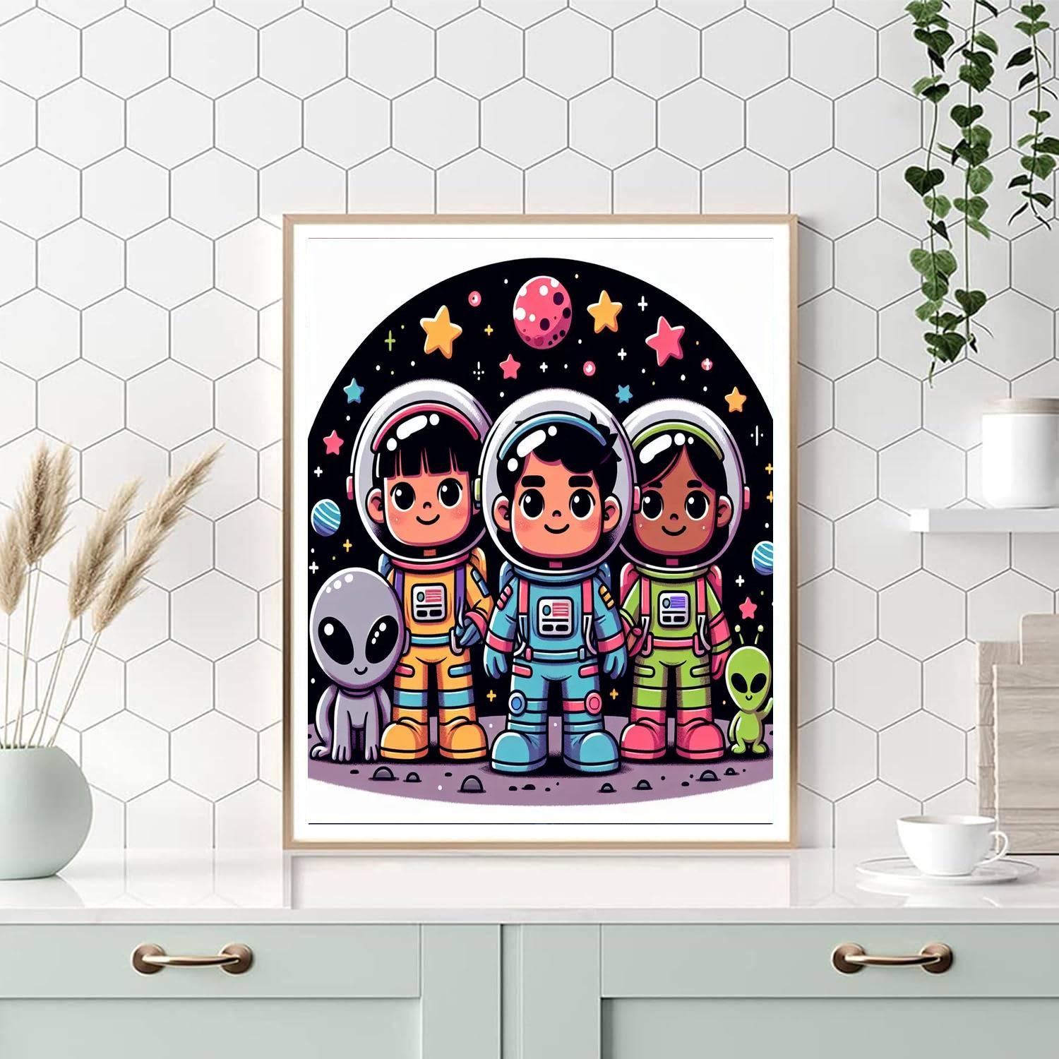 Galactic Galaxy Explorers Painting By Numbers Kit