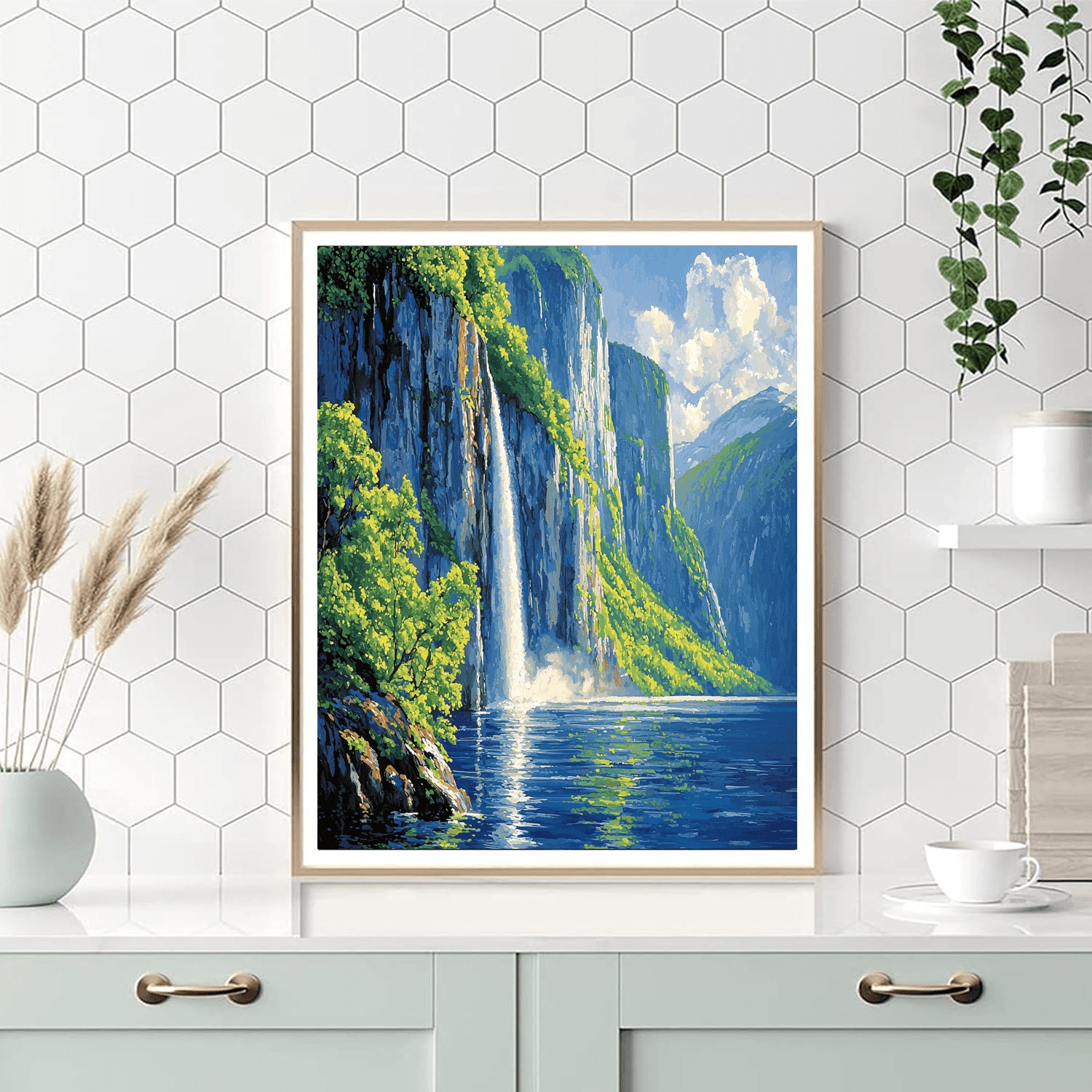 Geirangerfjord Number Painting