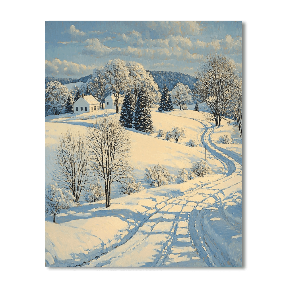 Wyeth Inspired Winter Whimsy  Numbered Painting Kits