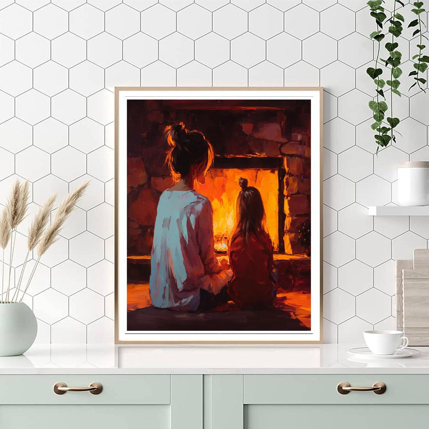 Dreams By The Fire DIY Paint By Numbers