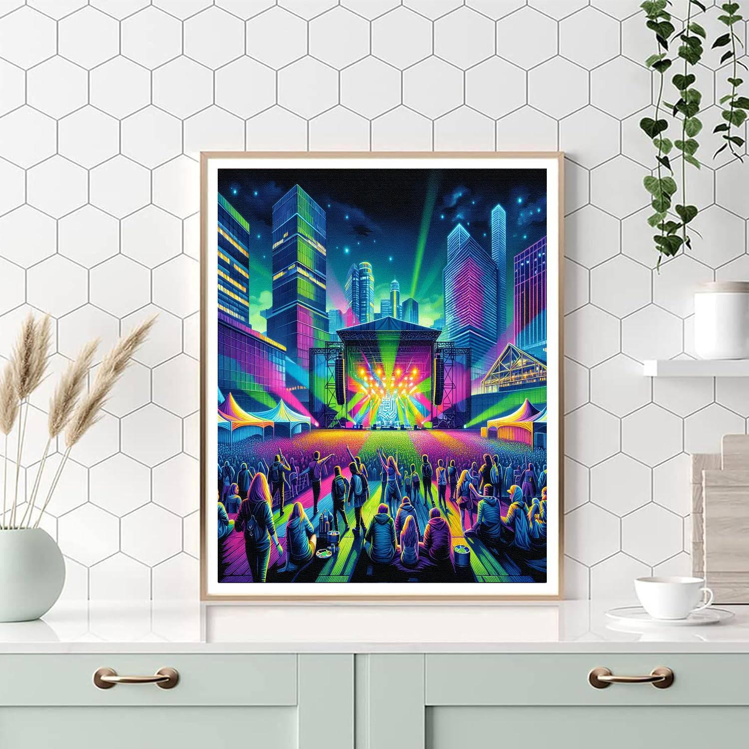 Nuits Sonores - France Paint By Numbers Kits