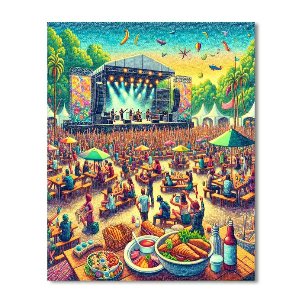 Voodoo Music + Arts Experience - New Orleans, Usa Numbered Painting Kits