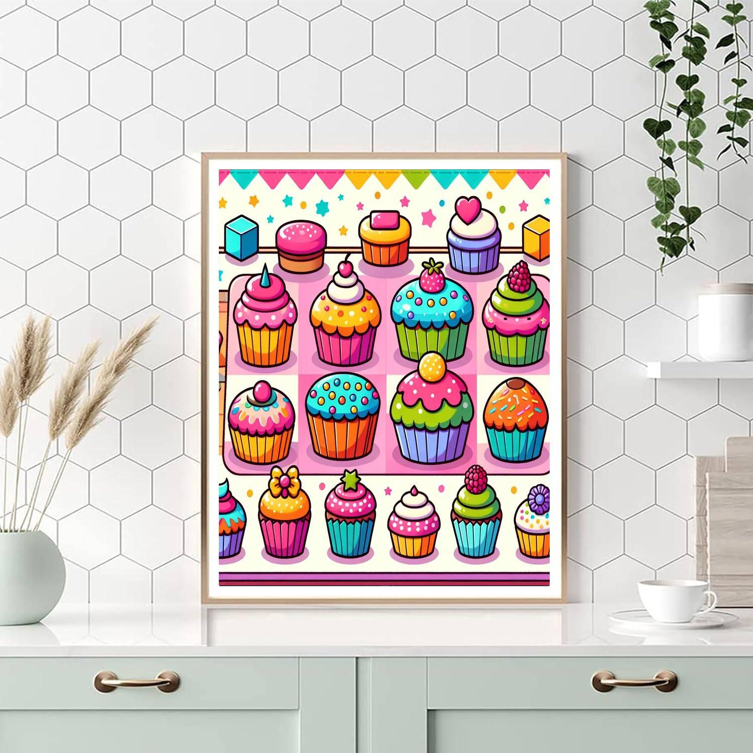Creative Cupcakes Paint By Number