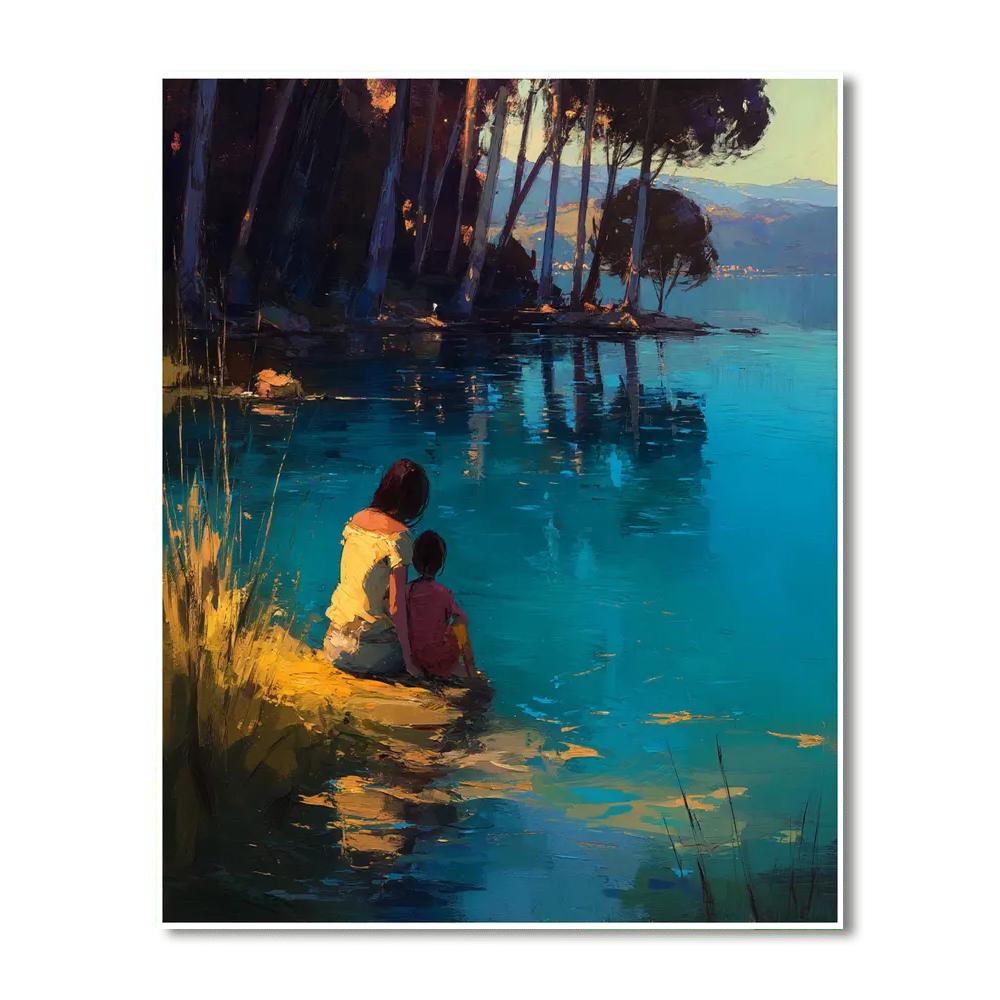 Mother's Nature Retreat Painting Number Kit