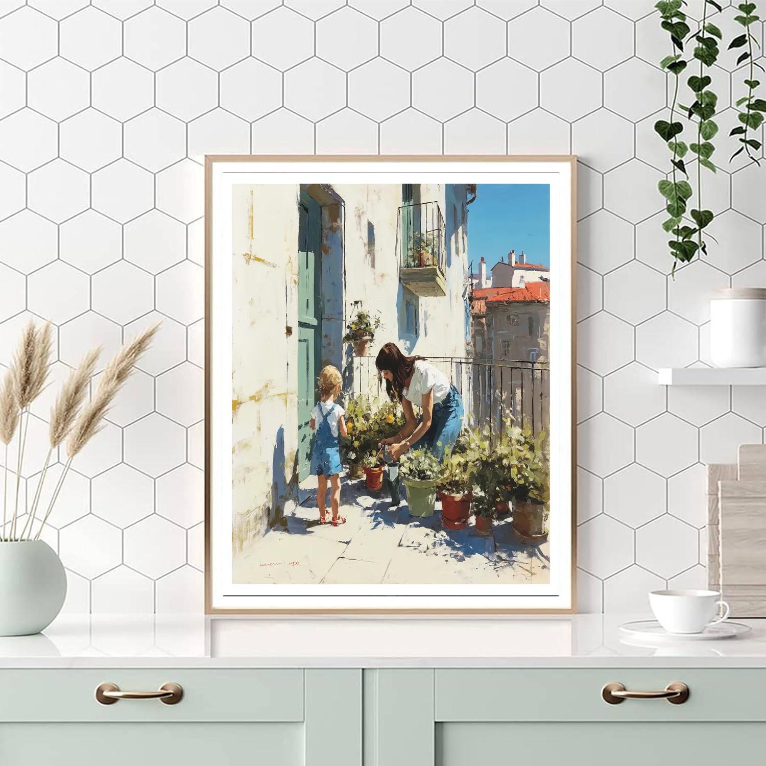 Balcony Blossoms Paint By Numbers Kits