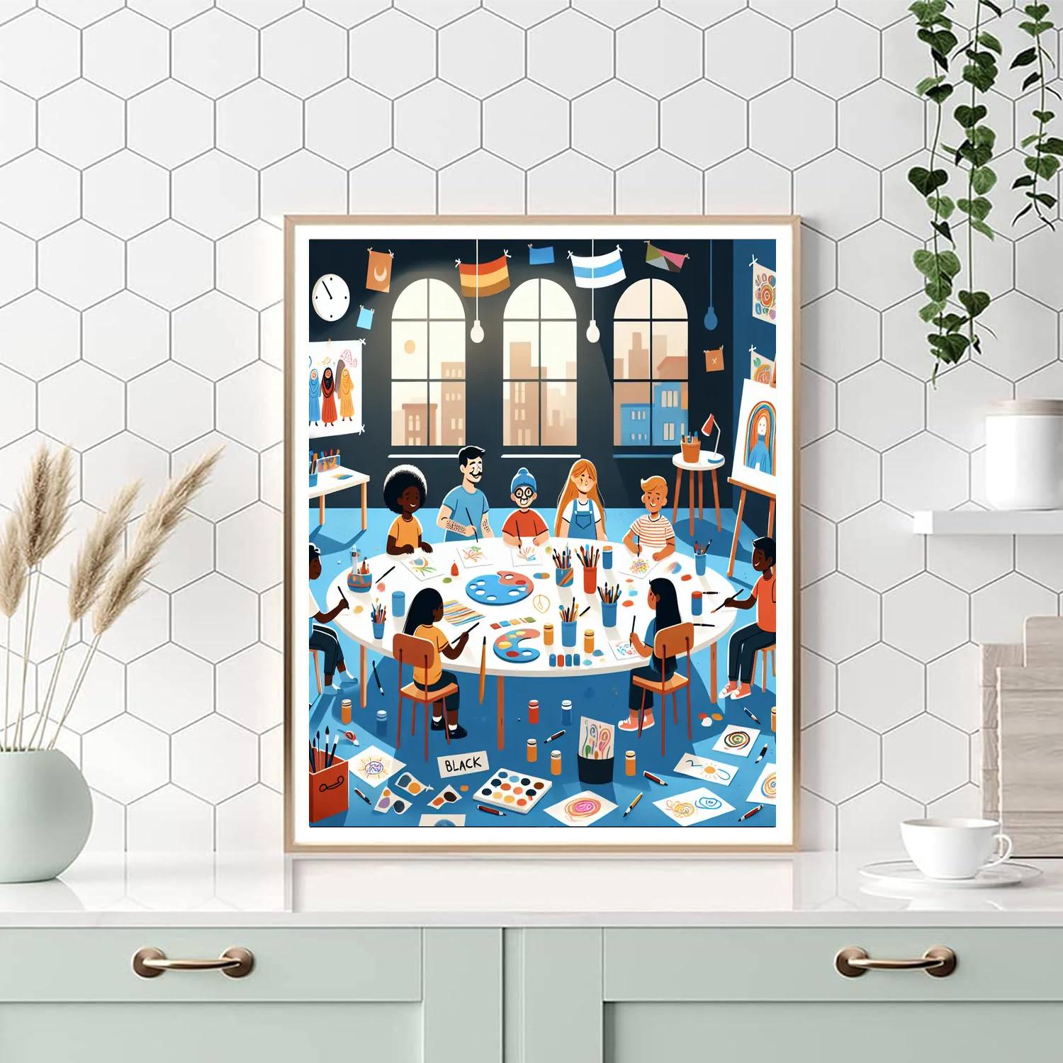 Creative Art Workshop Number Painting