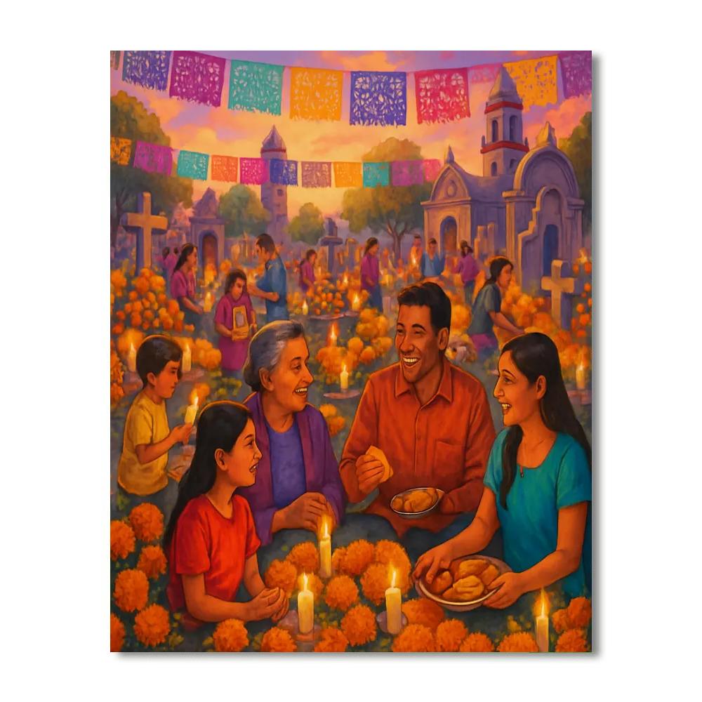 Fiesta De Los Muertos - Ecuador DIY Paint By Numbers