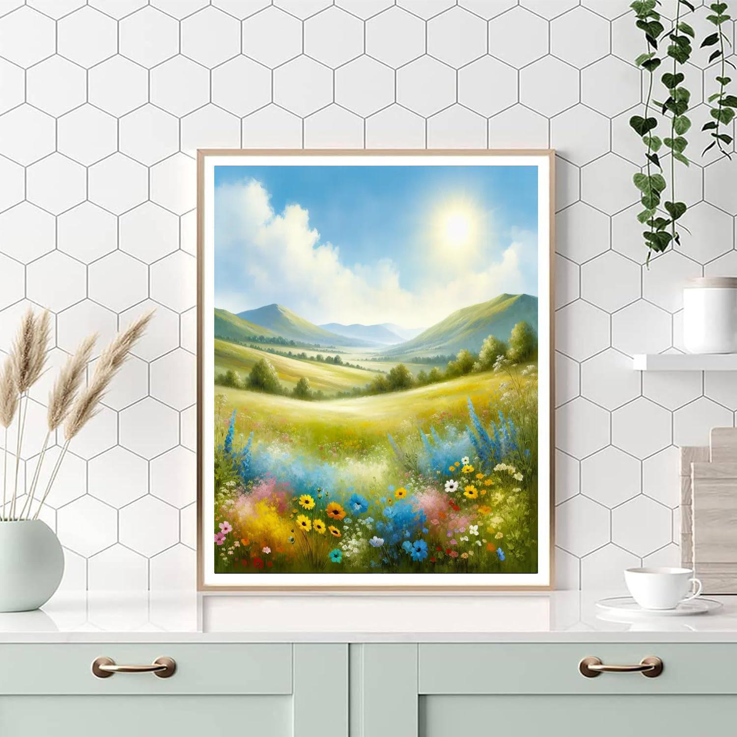 Sunny Countryside Bliss DIY Paint By Numbers