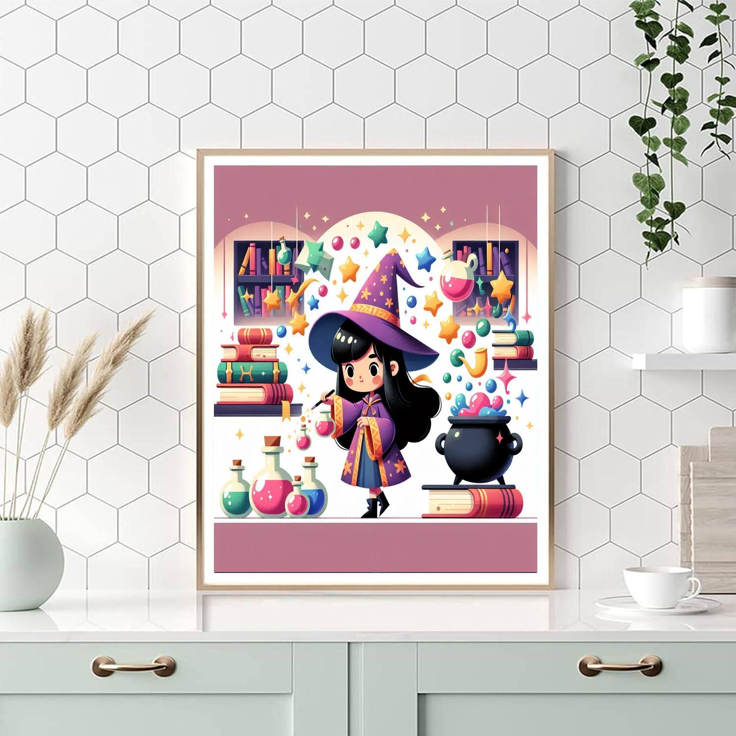 Mystical Wizard Quest Paint By Numbers Kits