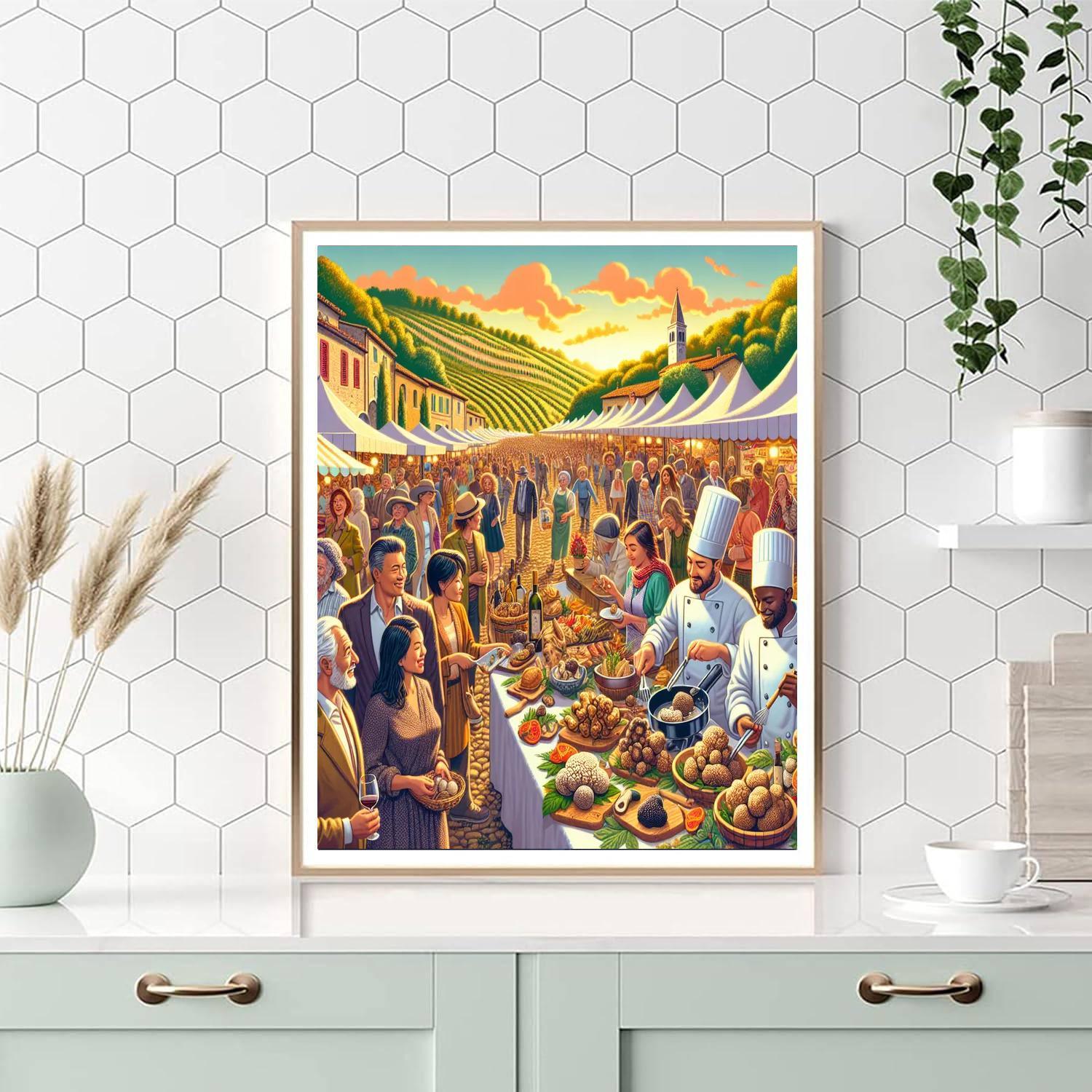 Alba White Truffle Festival Paint By Color