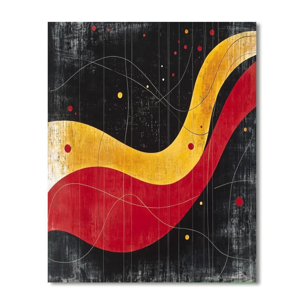 Joan Miro Inspired Journey Through Color  Paint By Number