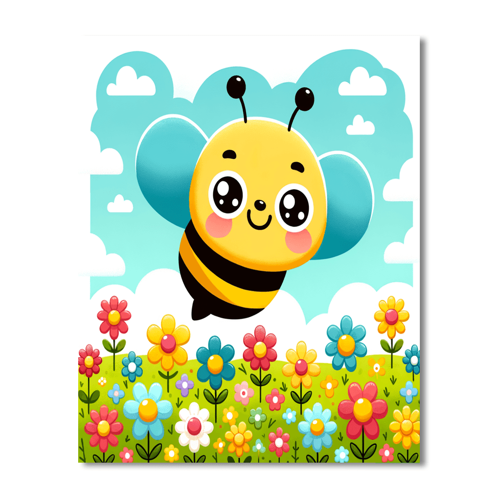 Busy Bee Buzz Paint By Number