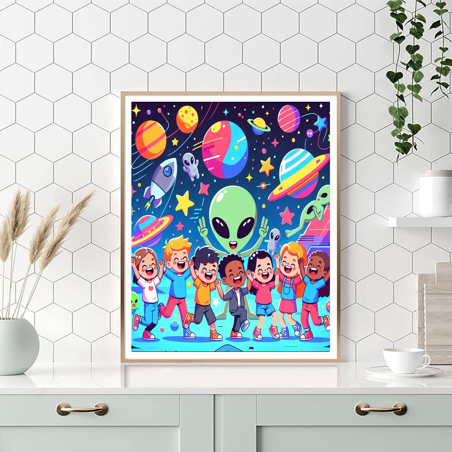 Galaxy Of Giggles Numbered Painting Kits