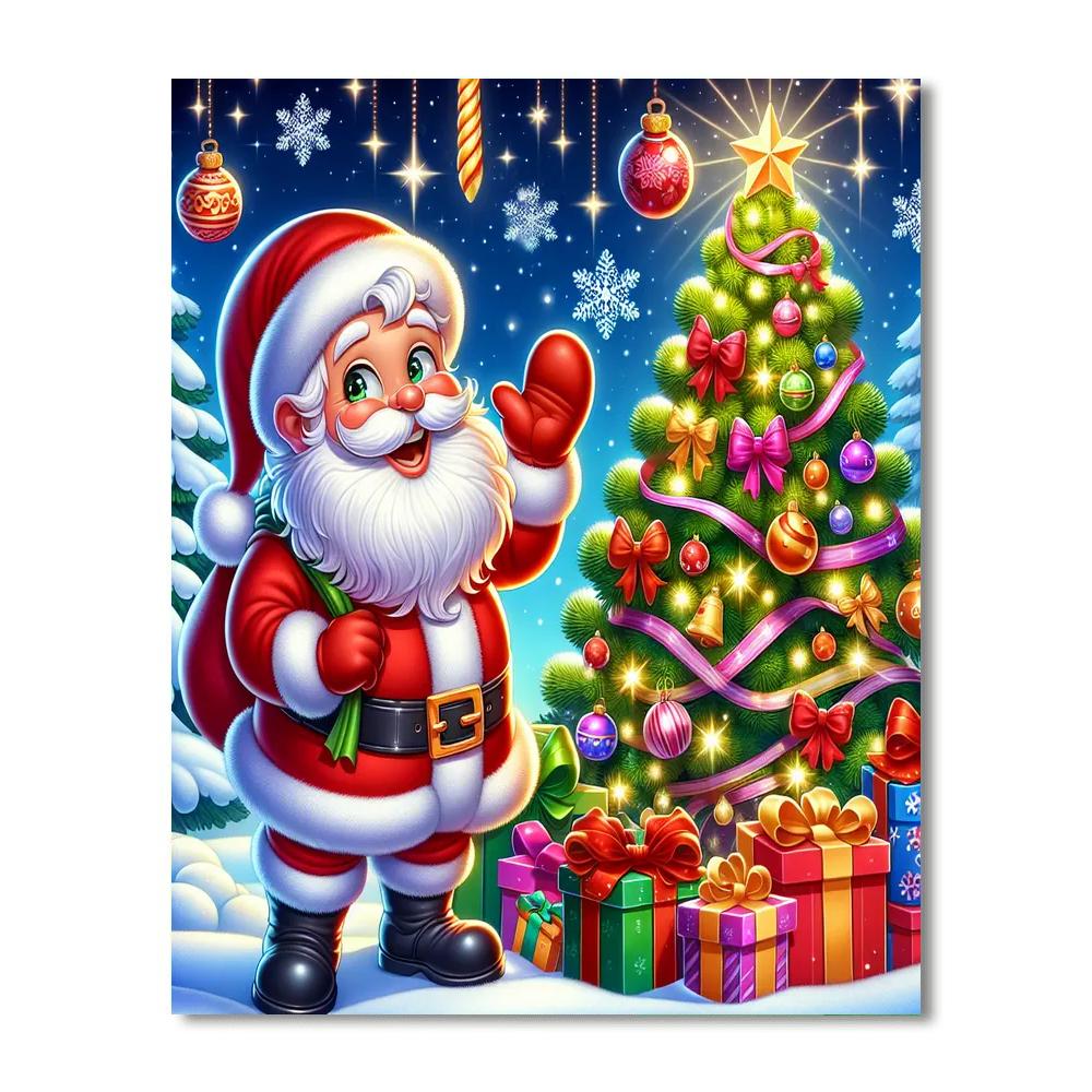 Enchanting Christmas Scenes Paint By Numbers