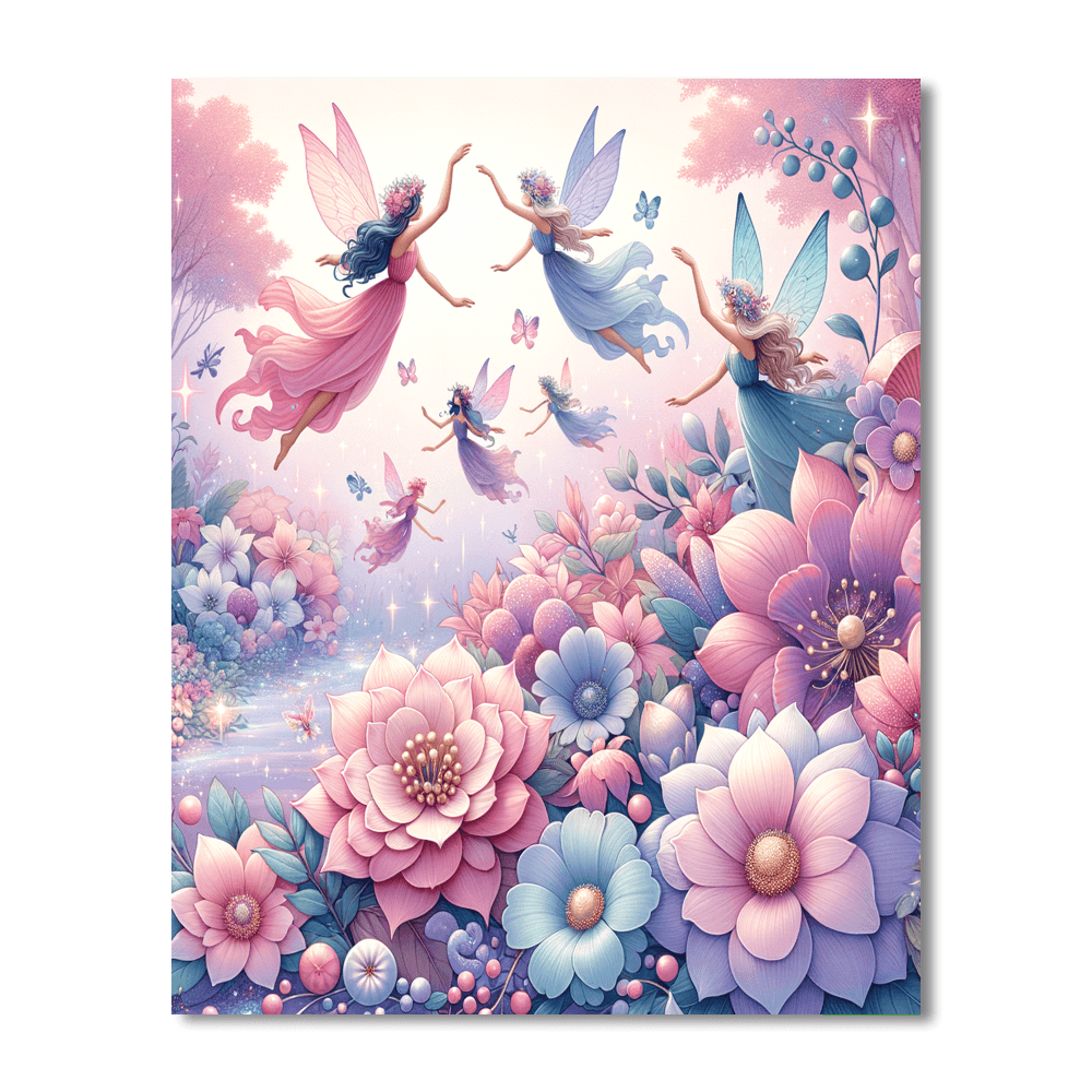 Whimsical Fairies Painting Number Kit