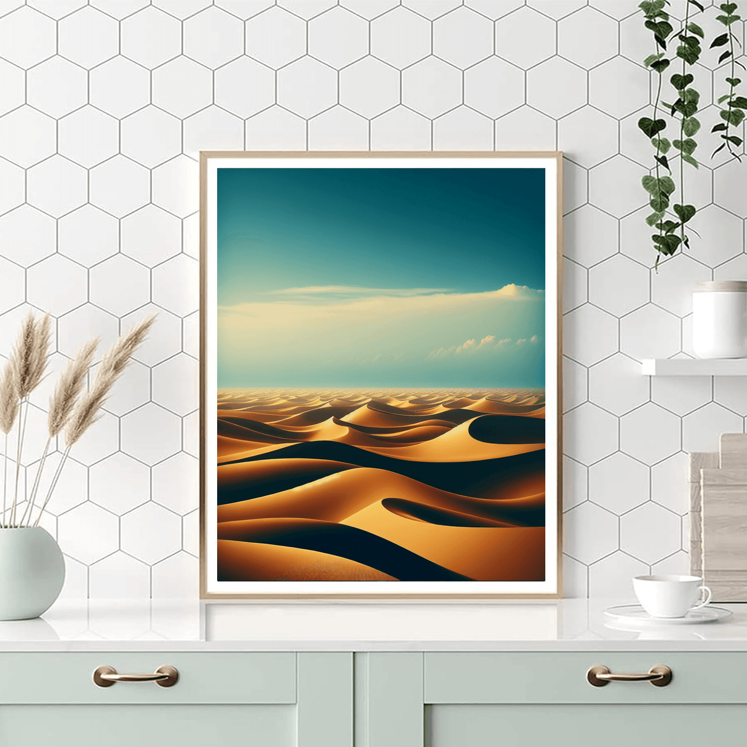 Golden Desert Horizon Paint By Number