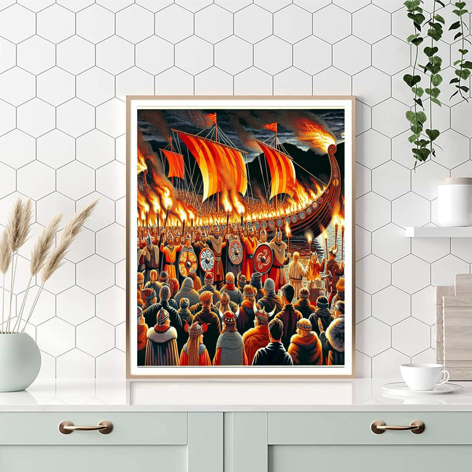 Up Helly Aa - Lerwick, Shetland Islands Paint By Numbers Art