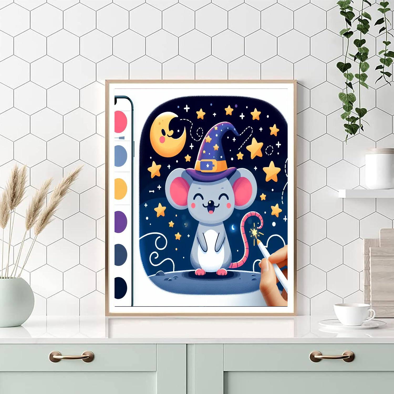 Magical Mouse Paint By Numbers Kits