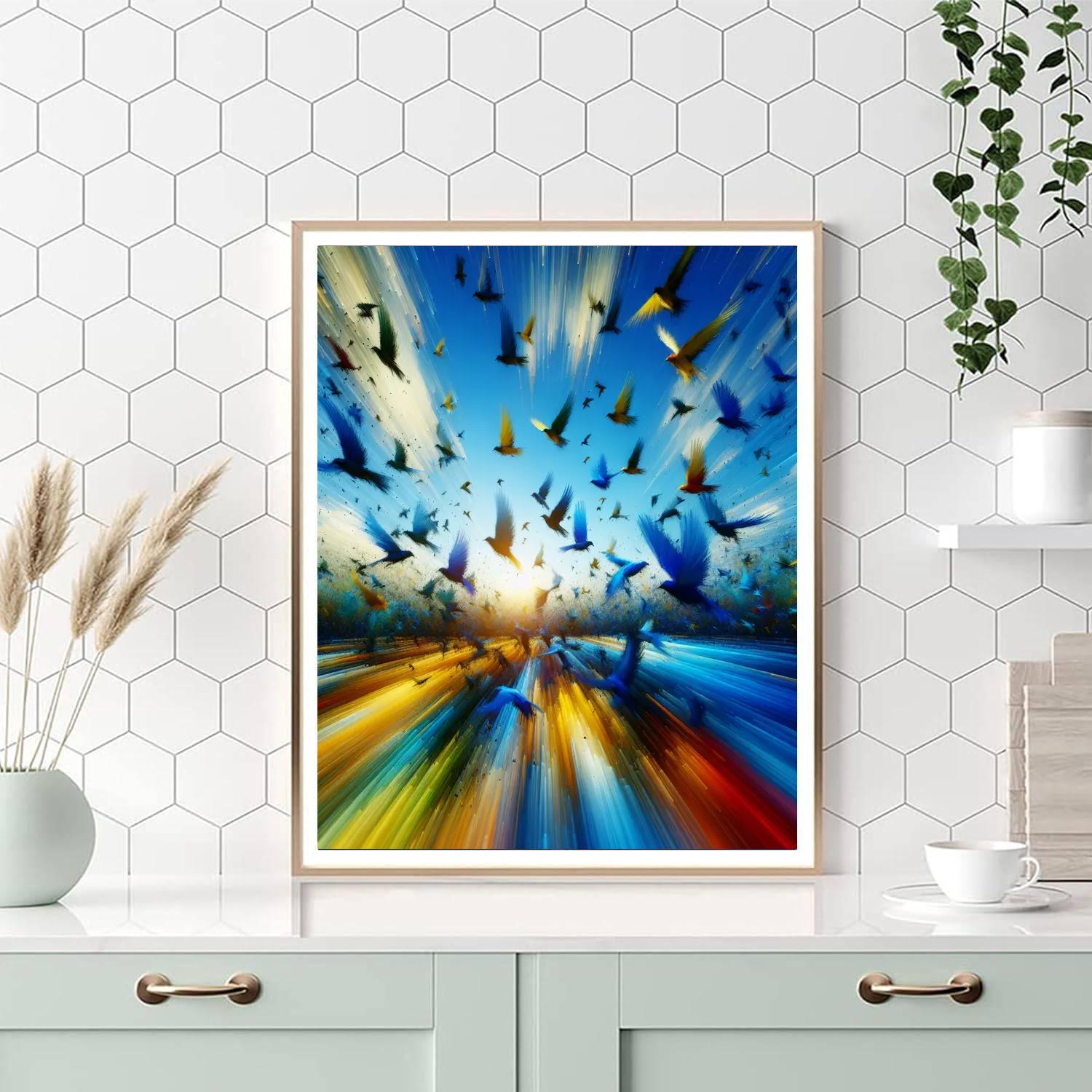 Bird's Song Paint By Numbers Art