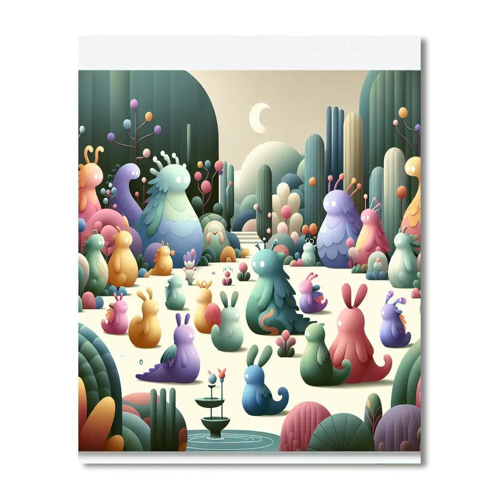 Secret Garden Gathering Painting Number Kit