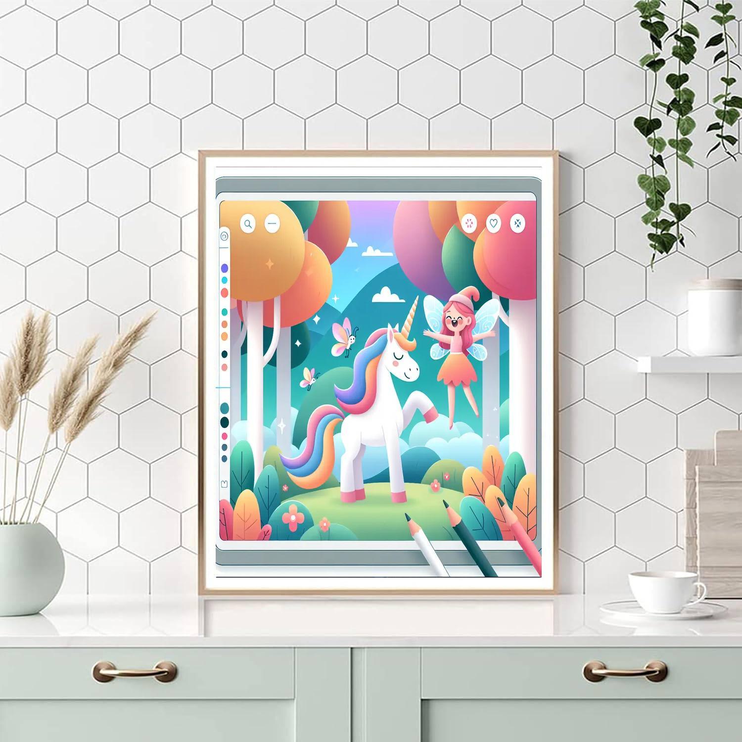 Magic Forest Exploration Paint By Numbers Art