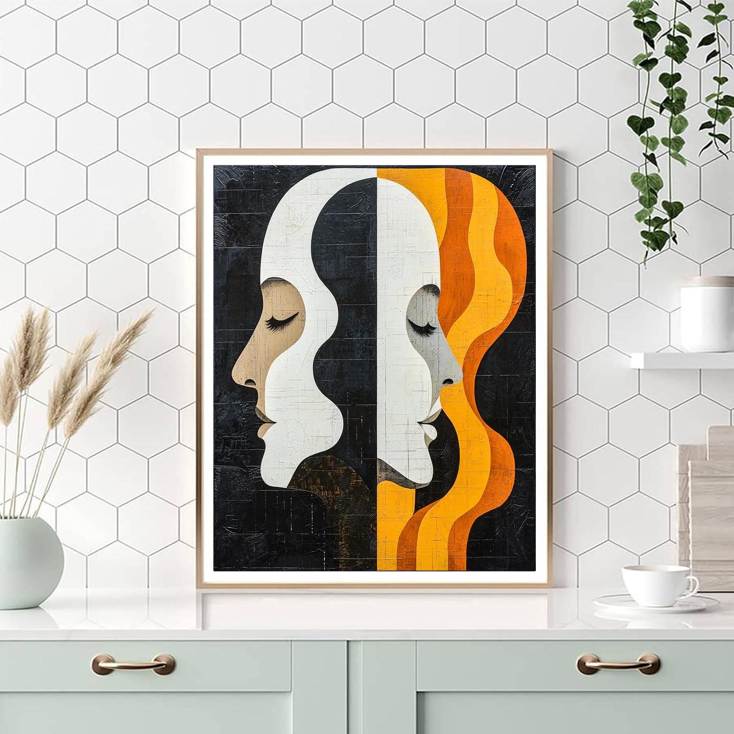 Banksy Inspired Silence Speaks  DIY Paint By Numbers