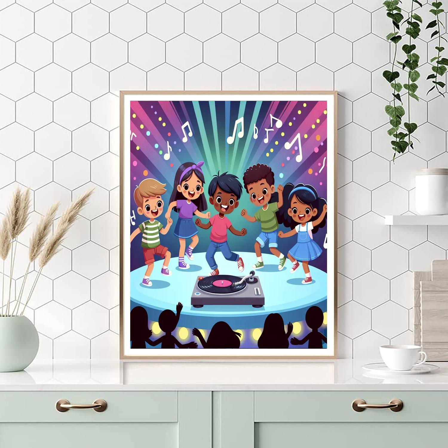 Funky Dance Party Paint By Numbers Kits