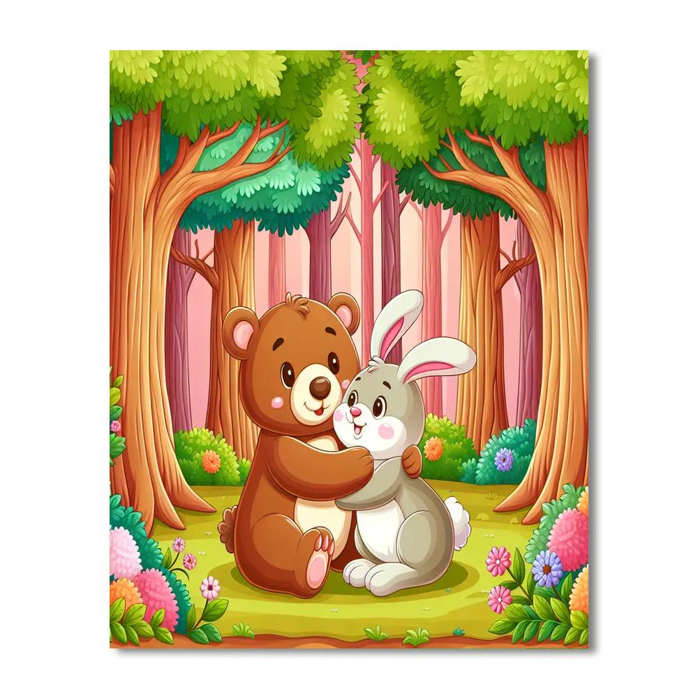 Animal Pals Painting Number Kit