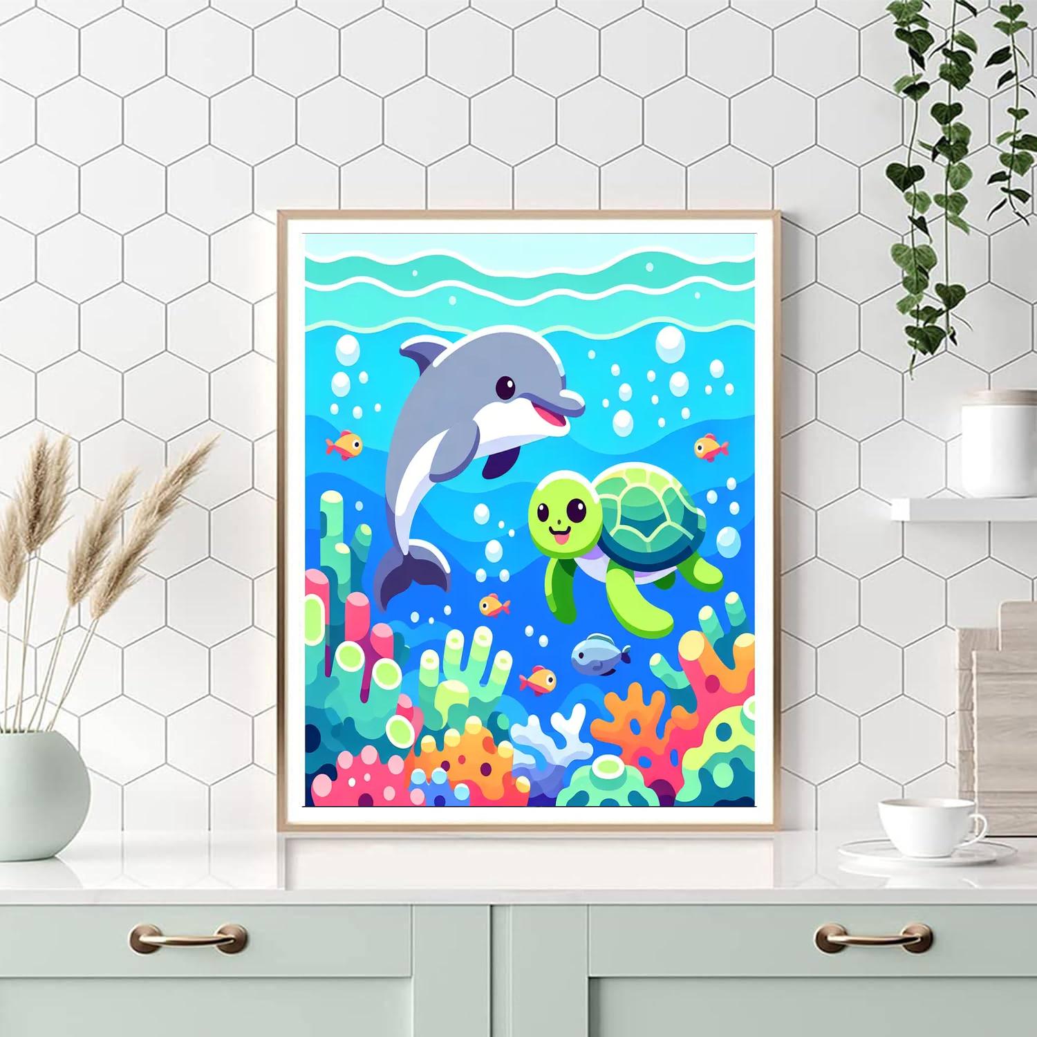 Ocean Friends Discovery Numbered Painting Kits