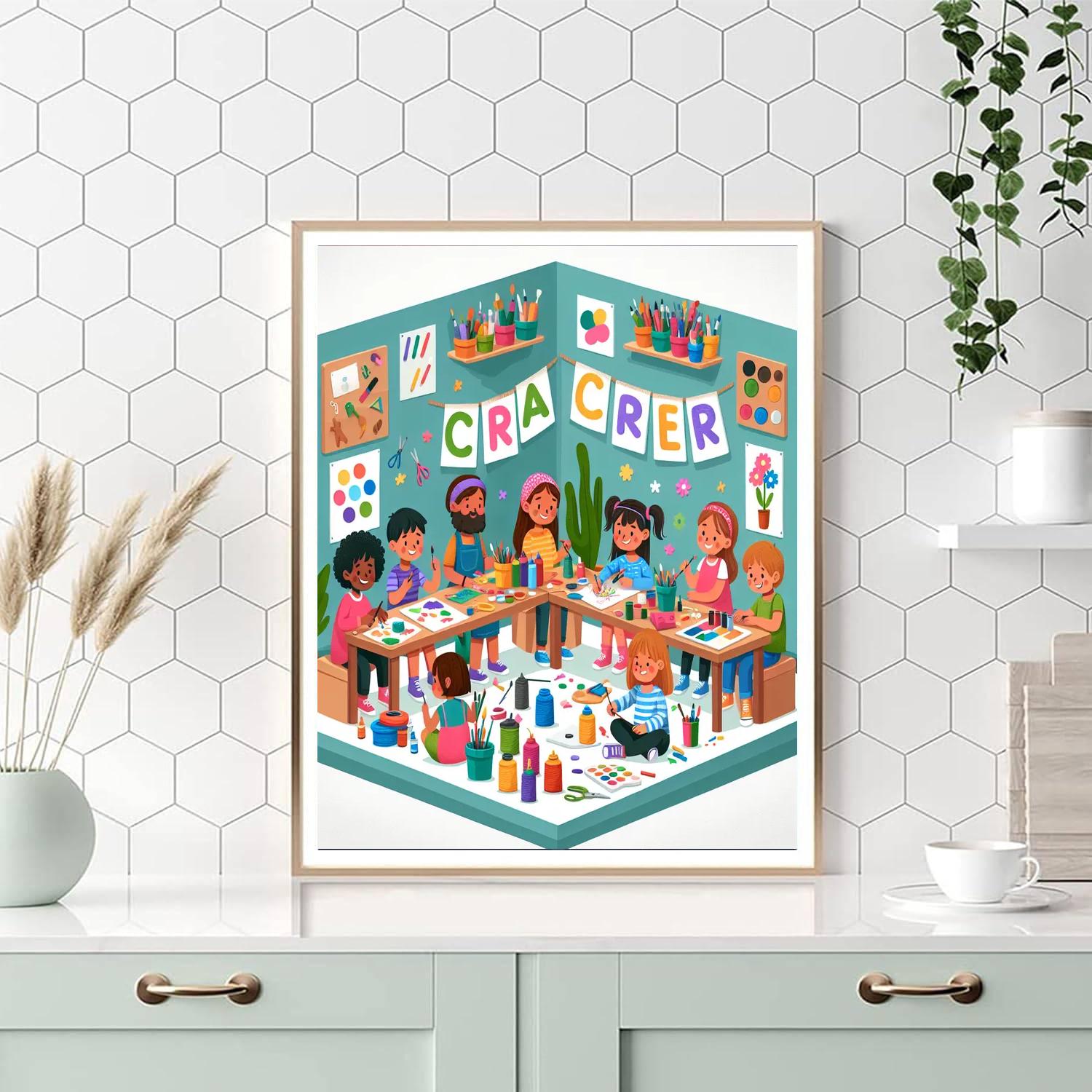 Creative Crafting Corner Number Painting