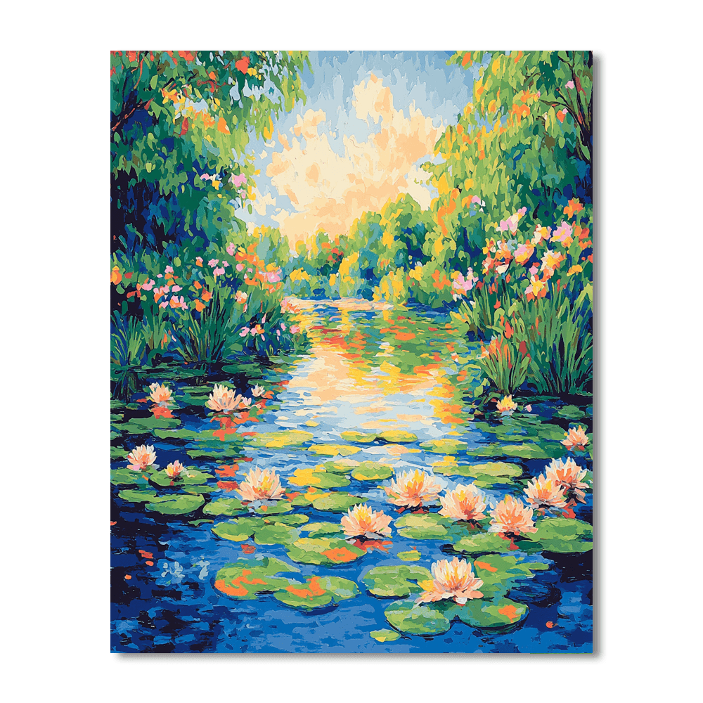 Claude Monet Inspired Monet's Spring Awakening  Paint By Numbers Kits