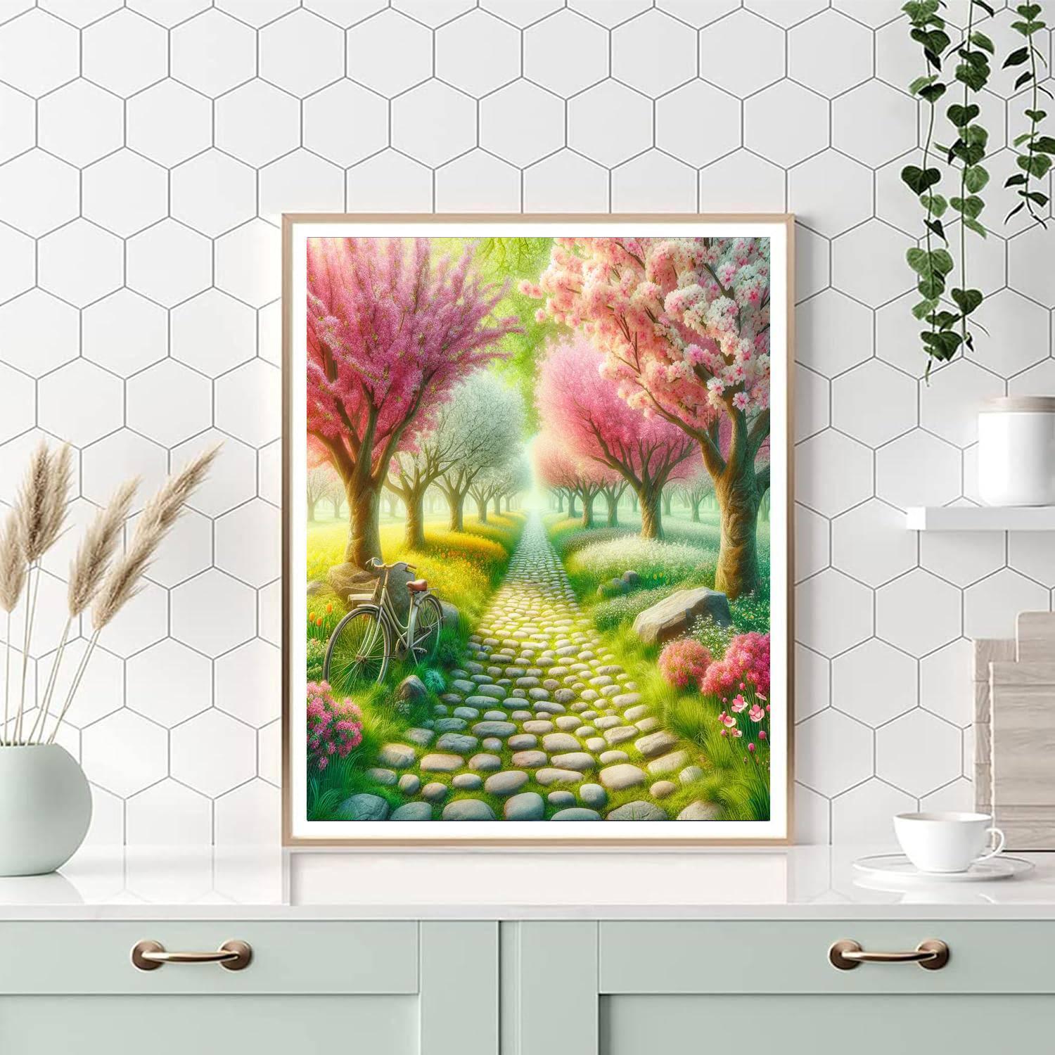 Springtime Joyride Number Painting