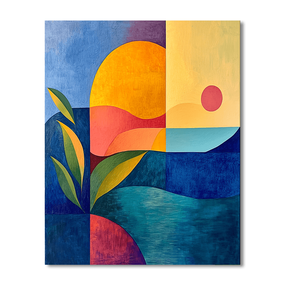 Matisse Inspired Dancing Shadows - DIY Painting By Numbers Kit