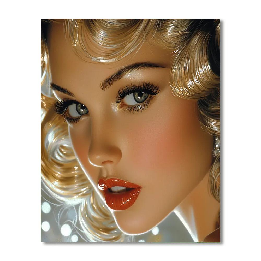 Tamara De Lempicka Inspired Vintage Hollywood Glamour  Paint By Numbers