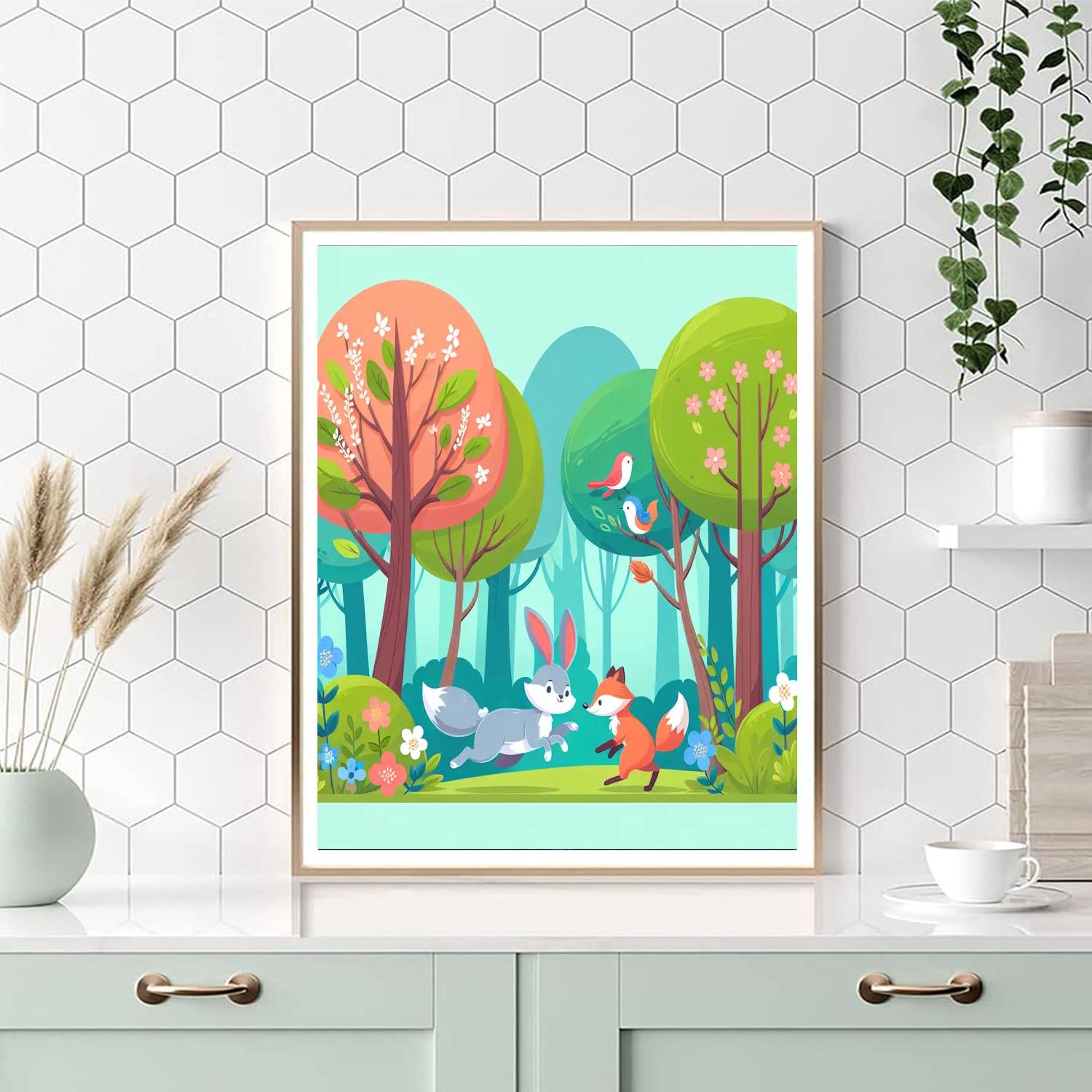 Magical Woodland Quest Painting By Numbers Kit
