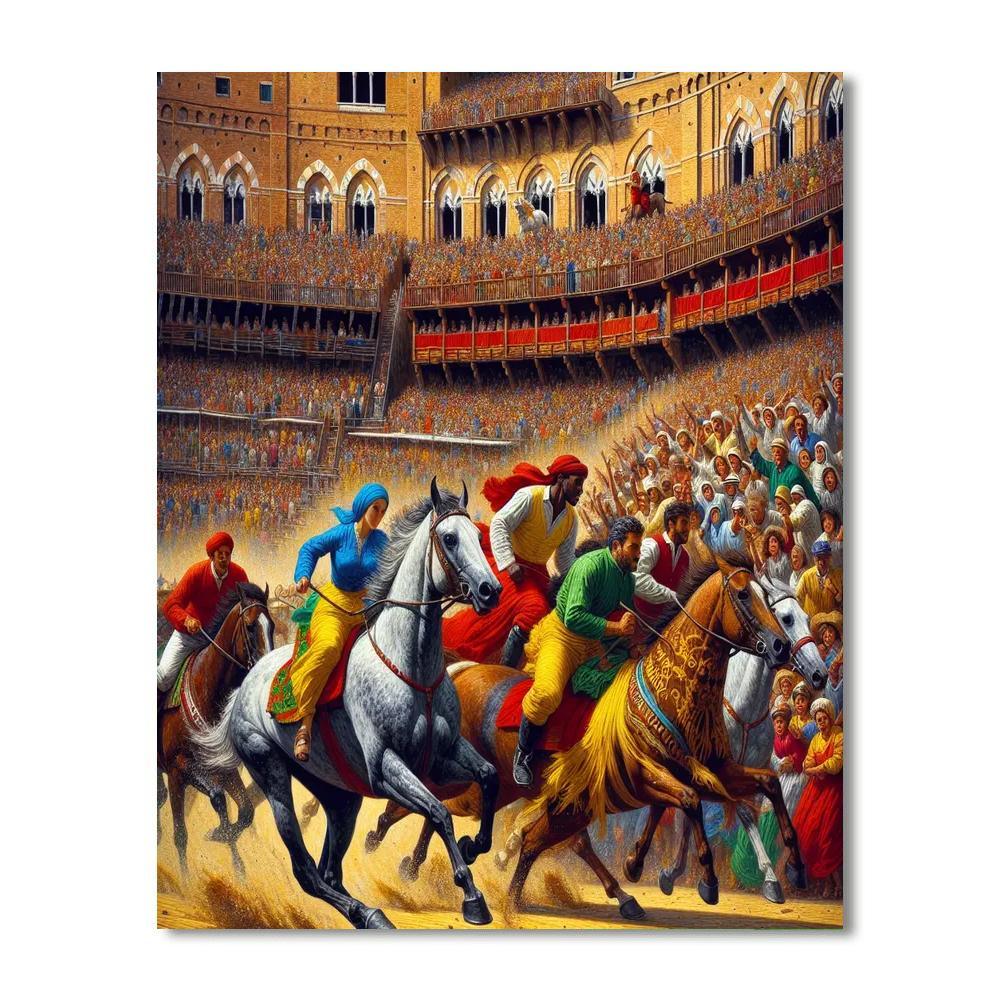 Il Palio - Italy DIY Paint By Numbers