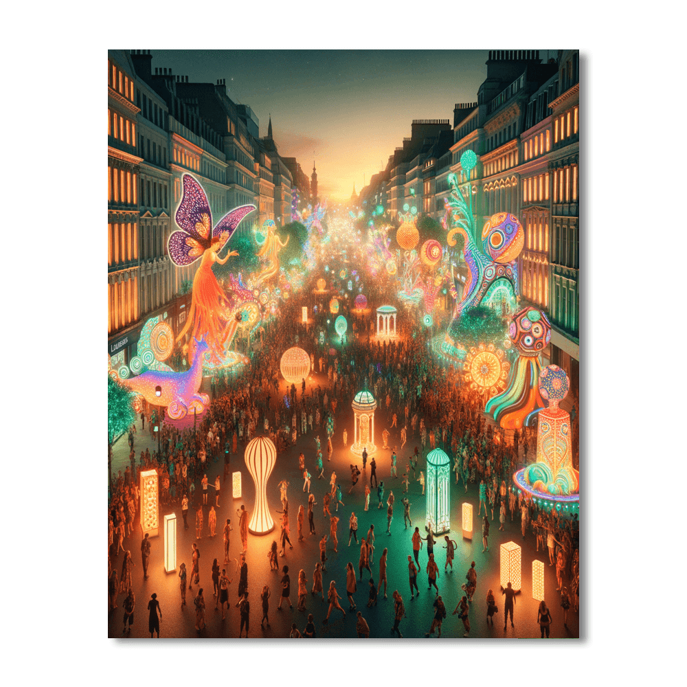 Luminaria Festival - San Antonio DIY Paint By Numbers