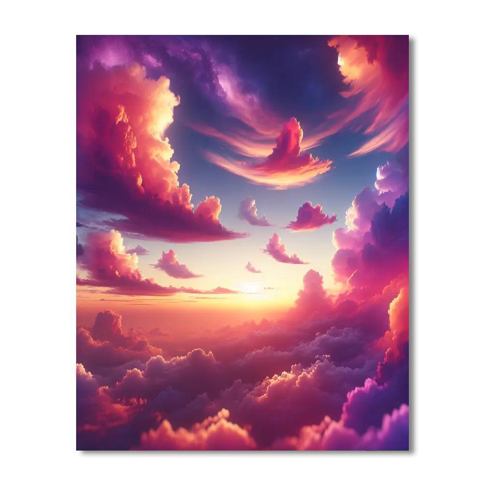 Dreamy Skyscape Paint By Color