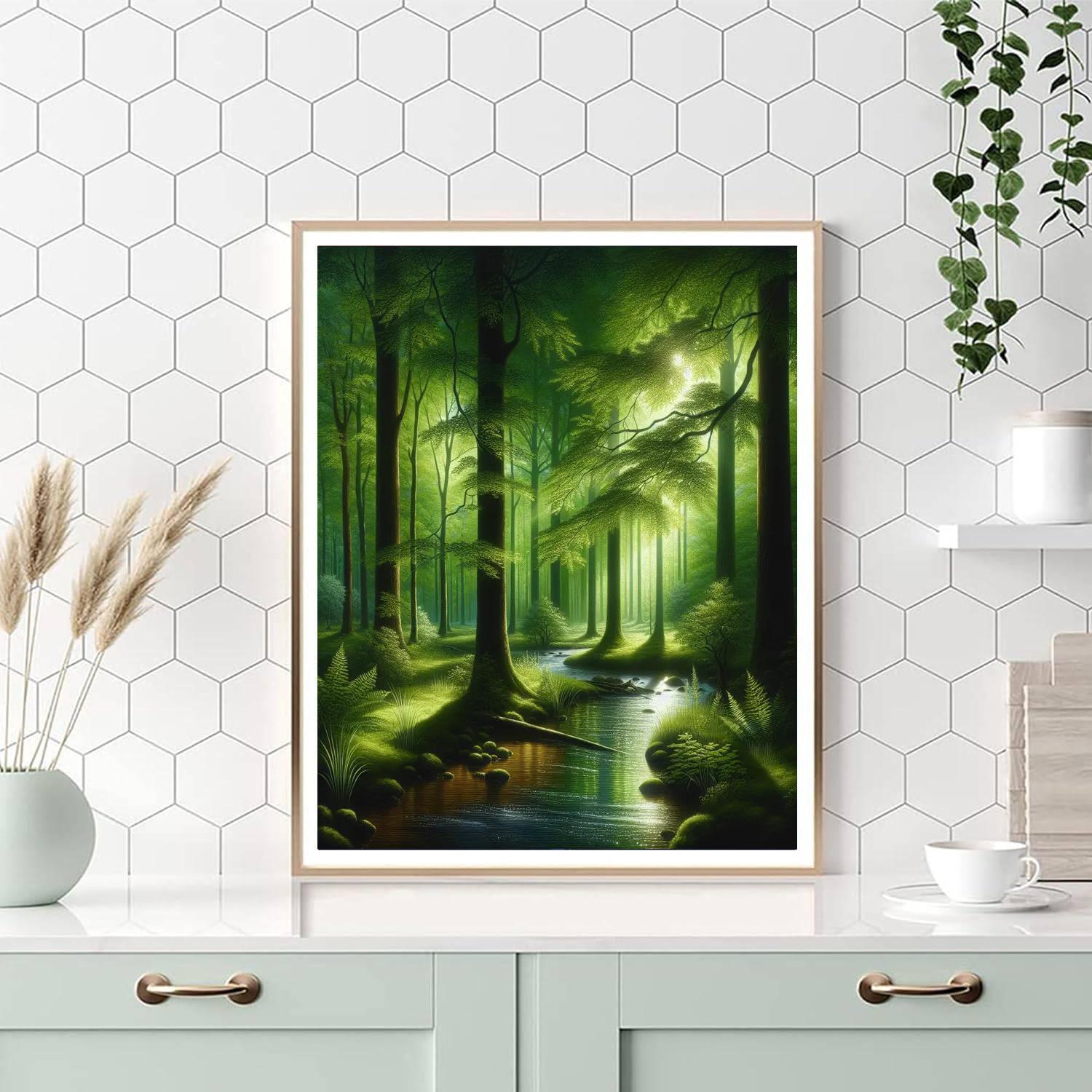 Forest Whisperer Hideaway Painting By Numbers Kit