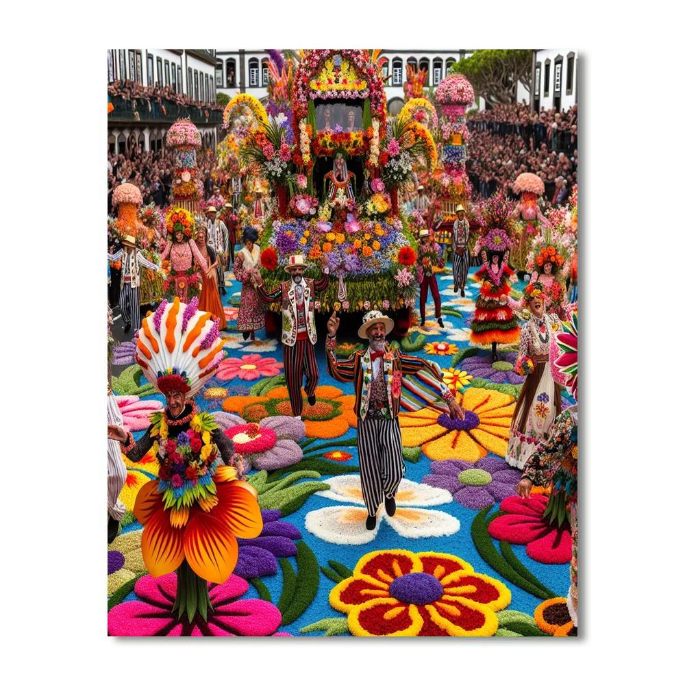 Festa Da Flor Paint By Numbers